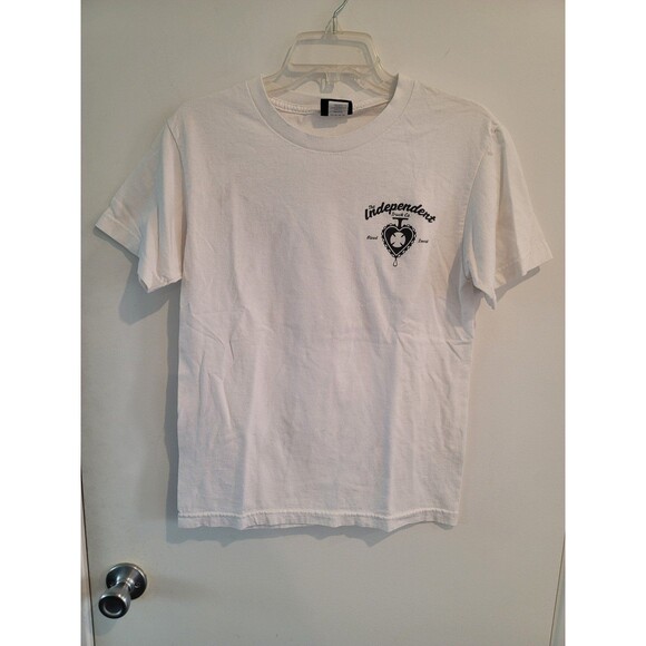 Independent Blood & Sweat Regular S/S Mens T-Shirt - White - Picture 1 of 10